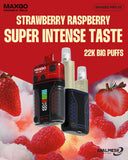 RELX Maxgo 22k Disposable Vape - Wolfvapes.co.uk - Strawberry Raspberry