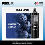 Relx Spin 4000 Puffs Disposable Vape Pod Kit - Wolfvapes.co.uk-Blueberry Splash