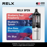 Relx Spin 4000 Puffs Disposable Vape Pod Kit - Wolfvapes.co.uk-Pineapple Ice