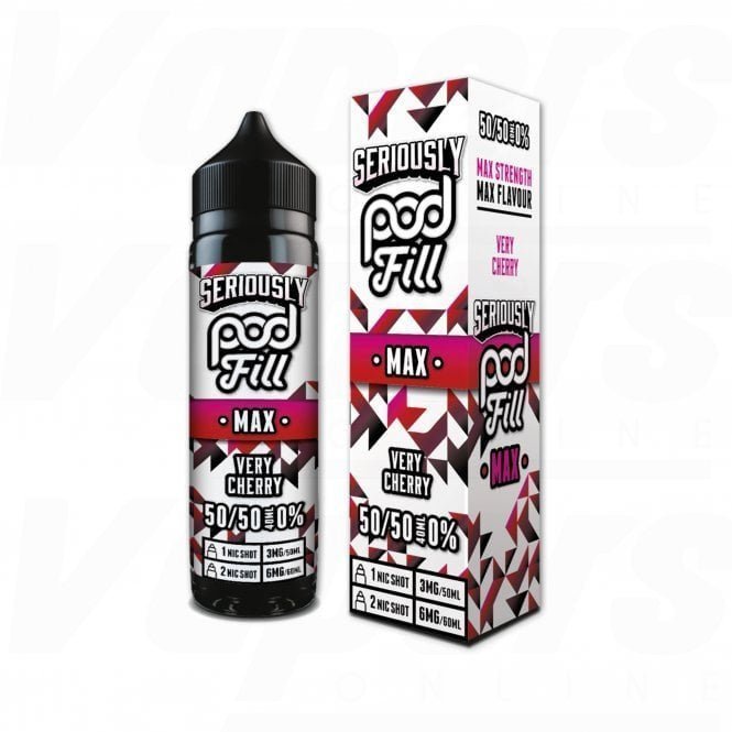 Seriously Pod Fill Max 50ml E - Liquid - Wolfvapes.co.uk - Very Cherry