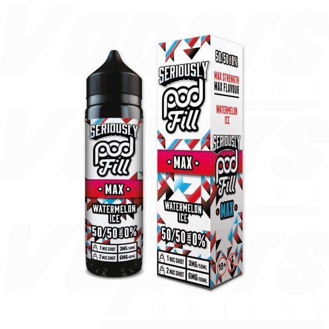Seriously Pod Fill Max 50ml E - Liquid - Wolfvapes.co.uk - Watermelon Ice