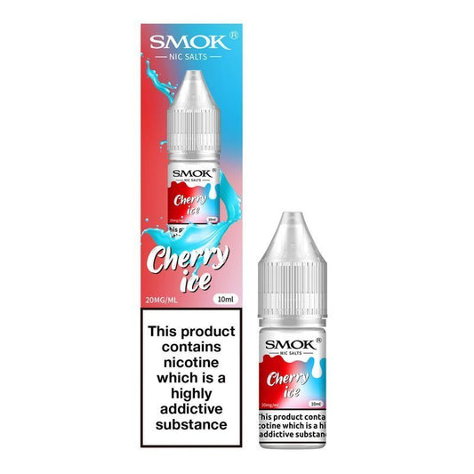 Smok Nic Salts 10ml E-liquids - Box of 10 - Wolfvapes.co.uk-Cherry Ice