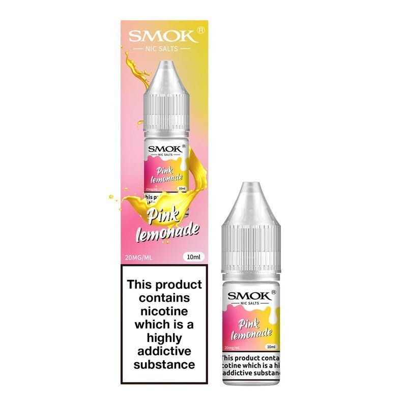 Smok Nic Salts 10ml E-liquids - Box of 10 - Wolfvapes.co.uk-Pink Lemonade