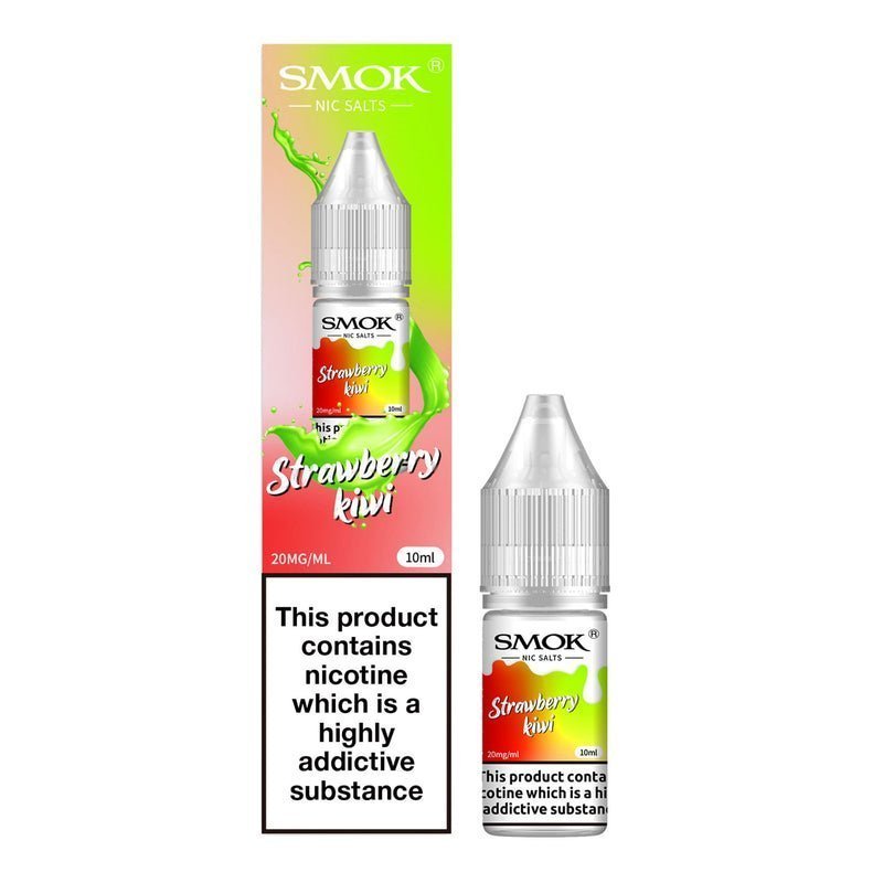 Smok Nic Salts 10ml E-liquids - Box of 10 - Wolfvapes.co.uk-Strawberry Kiwi