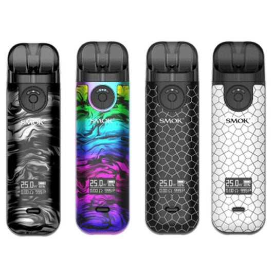 Smok Novo 4 Pod Kit | 4mL | Wolfvapes - Wolfvapes.co.uk - Blue Grey Cobra