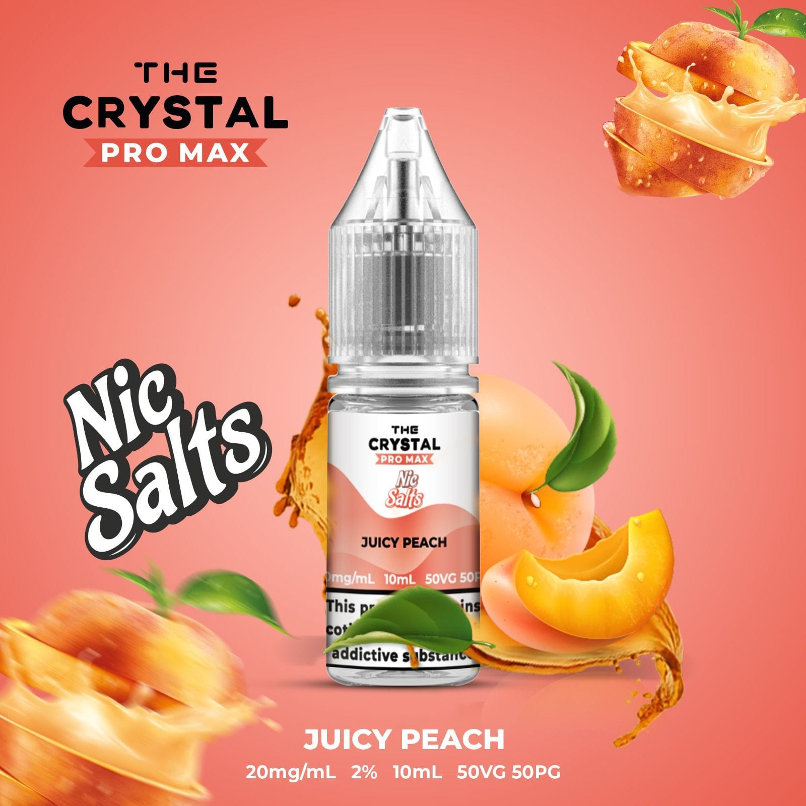 buy The Crystal Pro Max Hayati Vape Nic Salts 10ml at Wolfvapes.co.uk