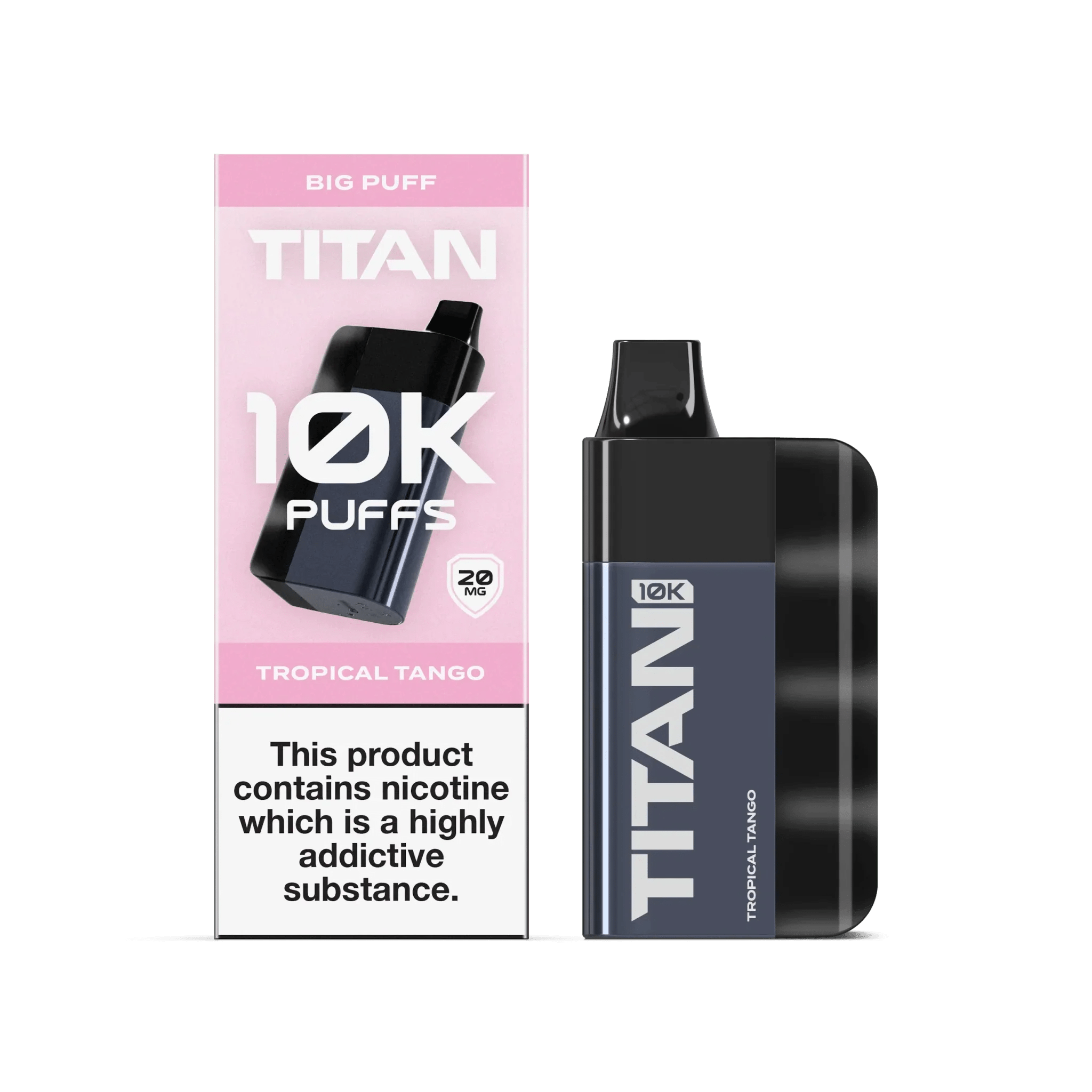 Titan 10K Puffs Disposable Vape Pod Kit Box of 5 - Wolfvapes.co.uk-Tropical Mango