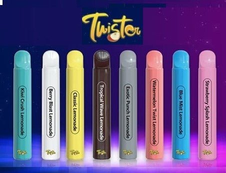 Twister Bar 600 Disposable Device - 20mg - Wolfvapes.co.uk - Strawberry Splash Lemonade