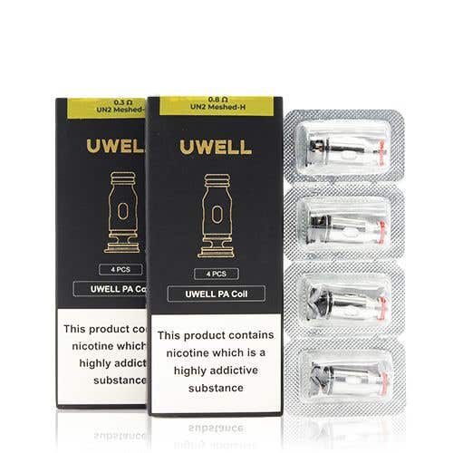 Uwell PA Replacement Coils Pack of 4 - Wolfvapes.co.uk - 0.3ohm