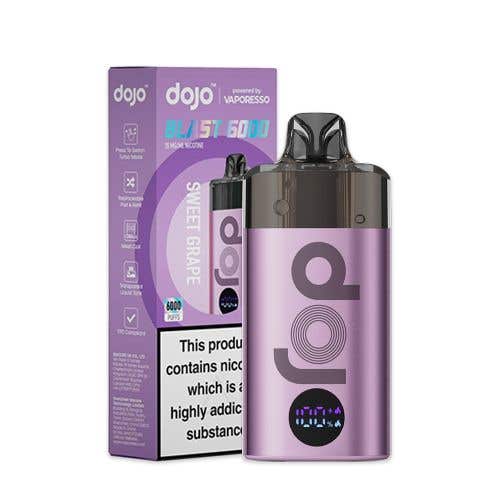 Vaporesso Dojo Blast 6000 Vape Kit Box of 10 - Wolfvapes.co.uk - Purple - Sweet Grape