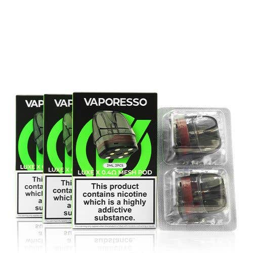 buy Vaporesso Luxe X Replacement Pods Pack of 2 at Wolfvapes.co.uk