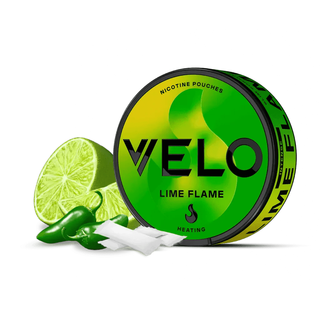 VELO Nicotine Pouches Pack of 10 - Wolfvapes.co.uk-Lime Flame