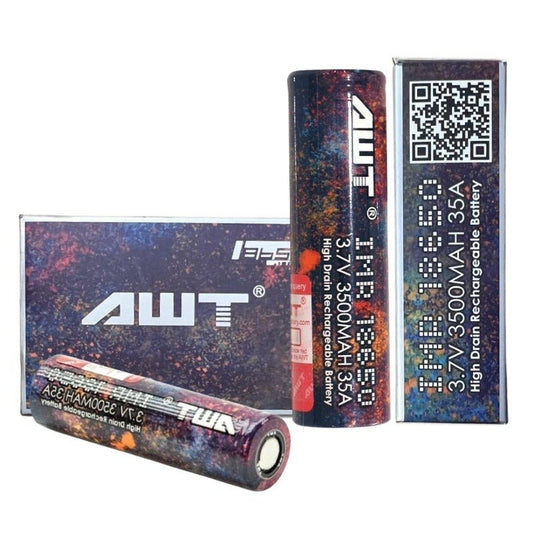 18650 AWT 3.7V 3500MAH 35A RAINBOW BATTERY [PACK OF 2] - Wolfvapes.co.uk-