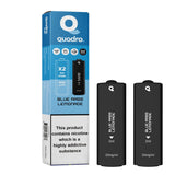 4 in 1 Quadro 2400 Puffs Replacement Pods Box of 10 - Wolfvapes.co.uk-Blue Razz Lemonade