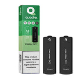 4 in 1 Quadro 2400 Puffs Replacement Pods Box of 10 - Wolfvapes.co.uk-Fresh Mint