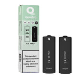 4 in 1 Quadro 2400 Puffs Replacement Pods Box of 10 - Wolfvapes.co.uk-Ice Fruit