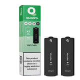 4 in 1 Quadro 2400 Puffs Replacement Pods Box of 10 - Wolfvapes.co.uk-Menthol
