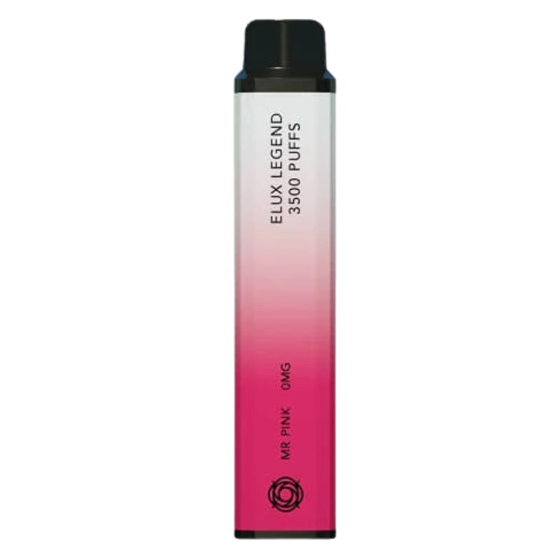0 % Elux Legend 3500 Puffs Nicotine Free Disposable Vape | 0mg | No Nicotine | Wolfvapes - Wolfvapes.co.uk-Mr Pink