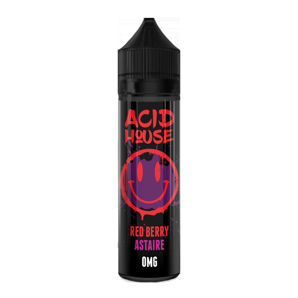 Acid House Shortfill 50ml E-Liquid | 0mg | Wolfvapes - Wolfvapes.co.uk-Red Berry Astaire