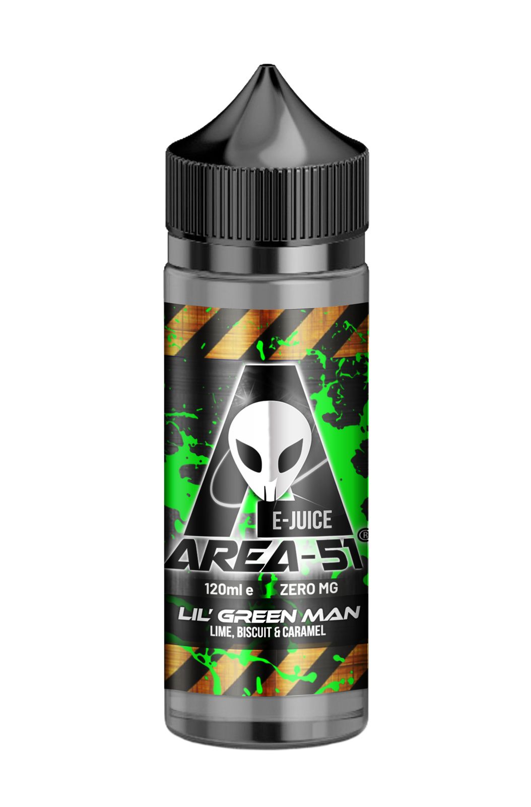 Area 51 Vape Juice 100ml E-liquids - Wolfvapes.co.uk-Lil' Green Man