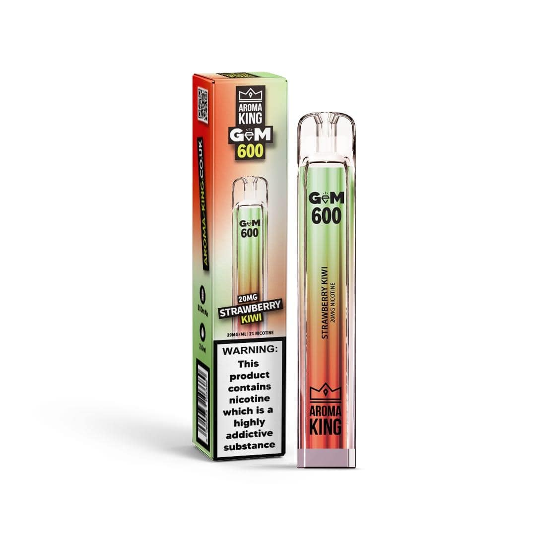 Aroma King Gem 600 Disposable Vape Pod Pen - Wolfvapes.co.uk-Pink Orange Fizz