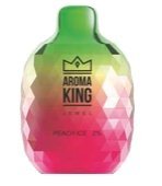 Aroma King Jewel 8000 Disposable Vape Pod - 20mg - Wolfvapes.co.uk-Peach Ice