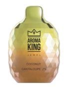 Aroma King Jewel 8000 Disposable Vape Puff Pod Box of 10 - Wolfvapes.co.uk-Coconut Cantaloupe