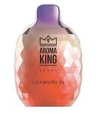 Aroma King Jewel 8000 Disposable Vape Puff Pod Box of 10 - Wolfvapes.co.uk-Cola Mojito