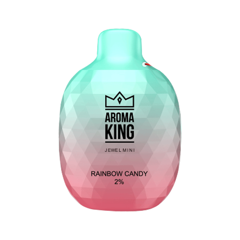Aroma King Jewel Mini 600 Disposable Vapes Puff Pod Bar - Wolfvapes.co.uk-Rainbow Candy