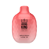 Aroma King Jewel Mini 600 Disposable Vapes Puff Pod Box of 10 - Wolfvapes.co.uk-Apple Peach Lychee