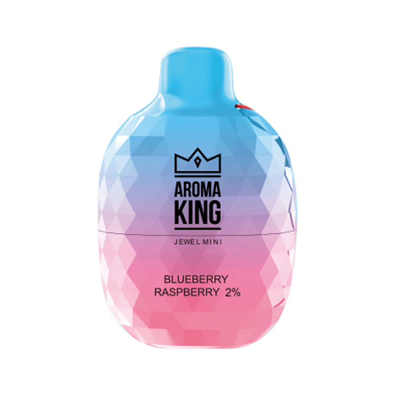 Aroma King Jewel Mini 600 Disposable Vapes Puff Pod Box of 10 - Wolfvapes.co.uk-Blueberry Raspberry