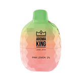 Aroma King Jewel Mini 600 Disposable Vapes Puff Pod Box of 10 - Wolfvapes.co.uk-Pink Lemon