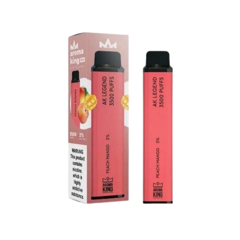 Aroma King Legend 3500 Puffs Disposable Vape | 20MG | Wolfvapes - Wolfvapes.co.uk-Peach Mango