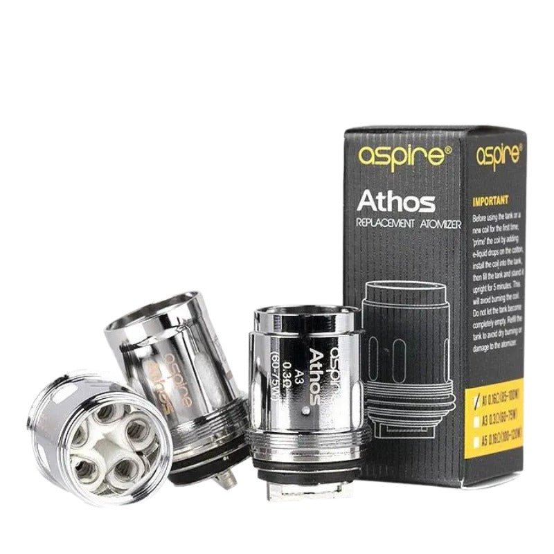 Aspire Athos Replacement Coils | Aspire Athos tank | Wolfvapes - Wolfvapes.co.uk-0.3Ohm