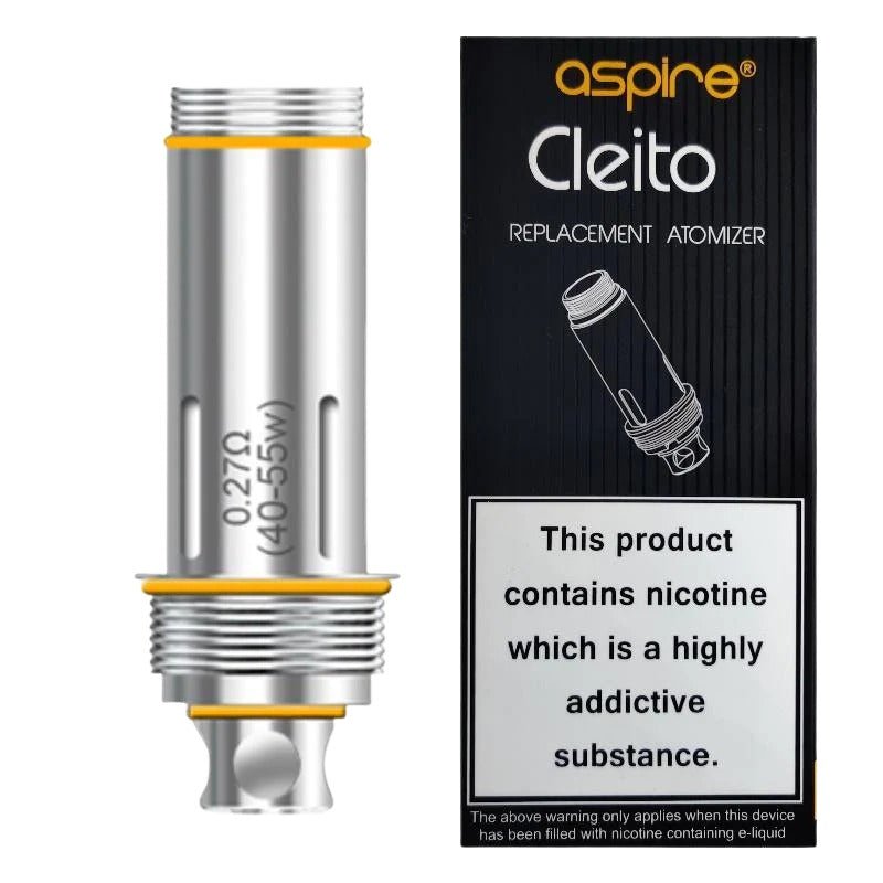 Aspire Cleito Coils 5 Pack | Authentic Aspire Cleito Coils | Wolfvapes - Wolfvapes.co.uk-0.27 Ohm