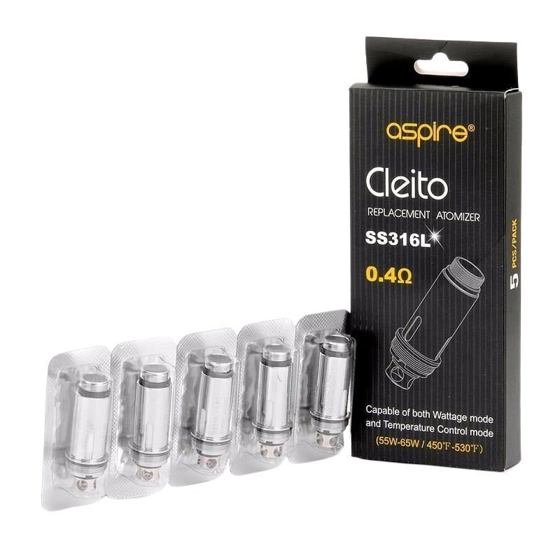 Aspire Cleito Exo Coil DCC | Aspire Cleito EXO Coil | Wolfvapes - Wolfvapes.co.uk-SS316L 0.4 OHM