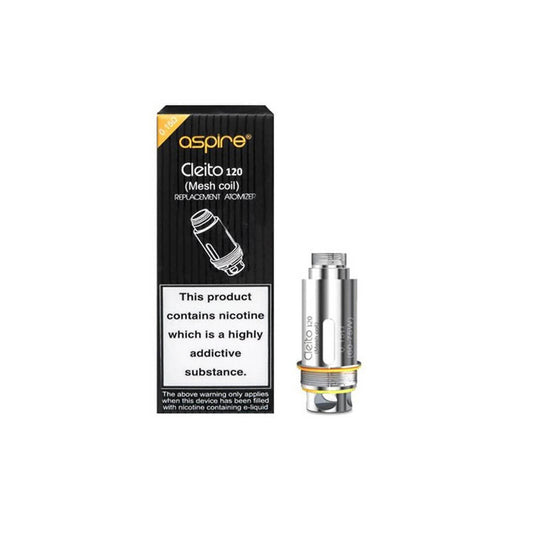 ASPIRE CLEITO MESH COILS 5 Pack | ASPIRE MESH COILS | Wolfvapes - Wolfvapes.co.uk-
