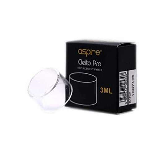 Aspire Cleito Pro Replacement Pyrex Glass | 1 Pack | Wolfvapes - Wolfvapes.co.uk-