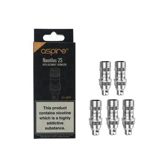 buy Aspire - Nautilus 2s - 0.4ohm - Coils at Wolfvapes.co.uk