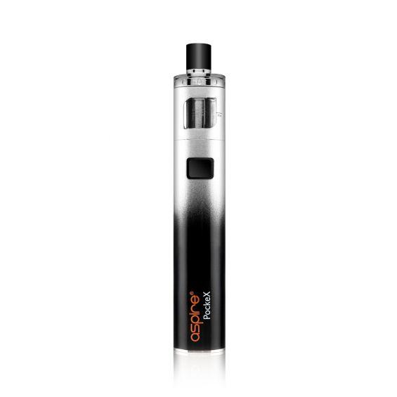 Aspire - Pockex - Vape Kit - Wolfvapes.co.uk-Black & White Gradient