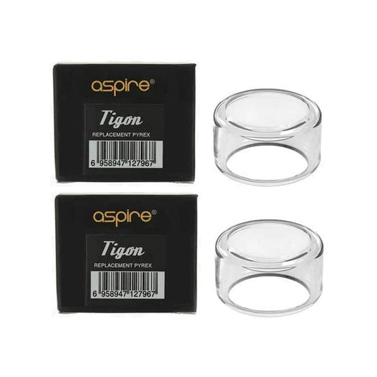 Aspire Tigon Replacement Pyrex Bubble Glass | 2 Pack | Wolfvapes - Wolfvapes.co.uk-