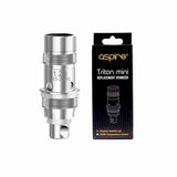 Aspire Triton Mini / Triton Mini NI200 Coils (5/Pack) | Wolfvapes - Wolfvapes.co.uk-TRITON MINI