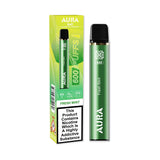 Aura Bar 600 Puffs Disposable Vape By Crystal Prime - Wolfvapes.co.uk-Fresh Mint