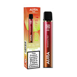 Aura Bar 600 Puffs Disposable Vape By Crystal Prime - Wolfvapes.co.uk-Strawberry Bull