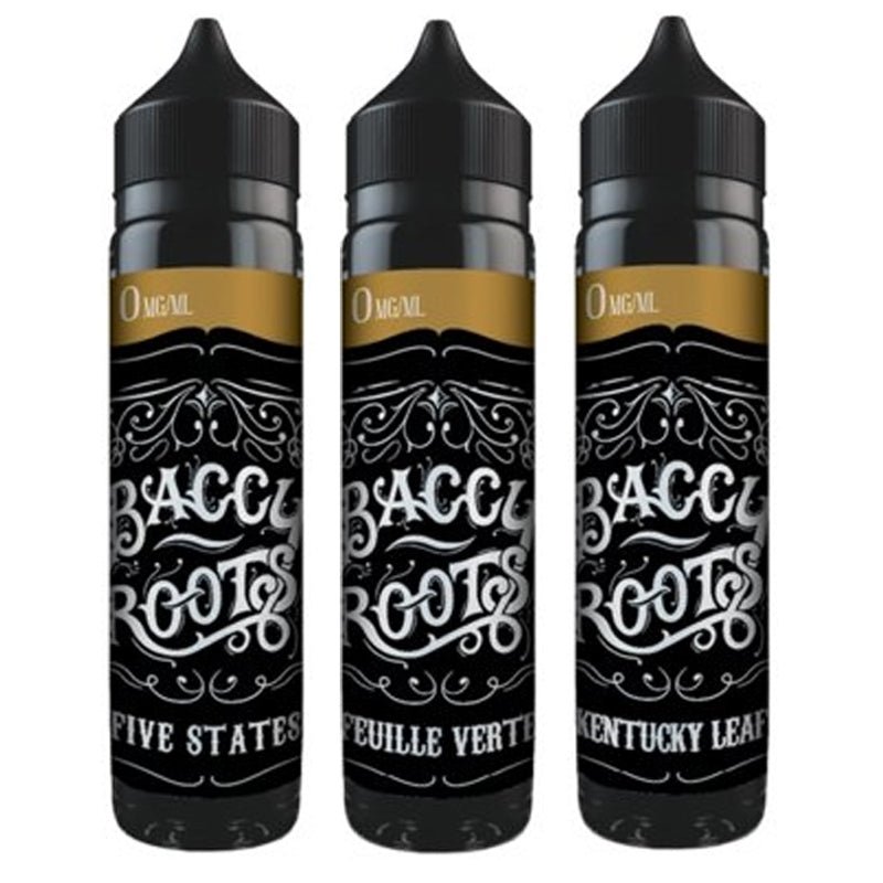 Baccy Roots 50ml Shortfill - Wolfvapes.co.uk-FEUILLE VERTE