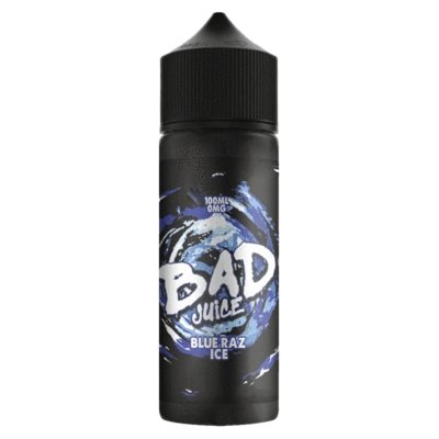 Bad Juice 100ml Shortfill - Wolfvapes.co.uk-Blue Raz Ice