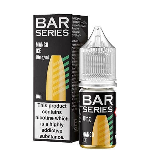 Bar Series E-Liquid Nic Salt 10ml- Pack of 10 - Wolfvapes.co.uk-Mango Ice