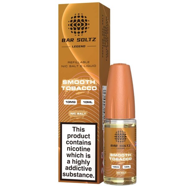 Bar Soltz Legend E-liquids Nic Salts 10ml- Box of 10 - Wolfvapes.co.uk-Smooth Tobacco