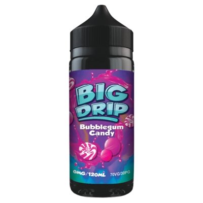 Big Drip 100ml Shortfill - Wolfvapes.co.uk-Bubblegum Candy