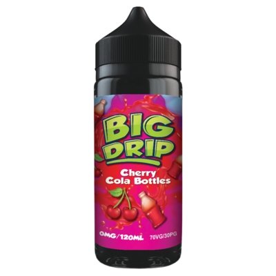 Big Drip 100ml Shortfill - Wolfvapes.co.uk-Cherry Cola Bottles